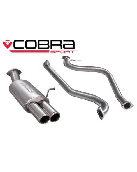 Ford Fiesta MK7 1.0T Ecoboost (Zetec) 13+ Cobra Cat Back System (Non-Resonated) Ford Fiesta MK7 1.0T Ecoboost (Zetec) 13+ Cobra Cat Back System (Non-Resonated)