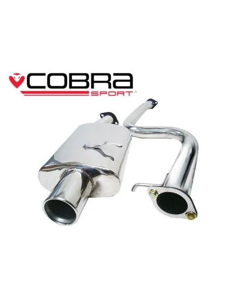 Ford Fiesta Mk6 ST 150 05-07 Cobra Cat Back Exhaust System (Non-Resonated) Ford Fiesta Mk6 ST 150 05-07 Cobra Cat Back Exhaust System (Non-Resonated)