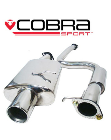 Ford Fiesta Mk6 ST 150 05-07 Cobra Cat Back Exhaust System (Resonated)