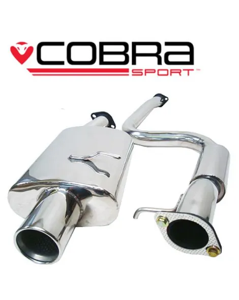 Ford Fiesta Mk6 ST 150 05-07 Cobra Cat Back Exhaust System (Resonated) Ford Fiesta Mk6 ST 150 05-07 Cobra Cat Back Exhaust System (Resonated)