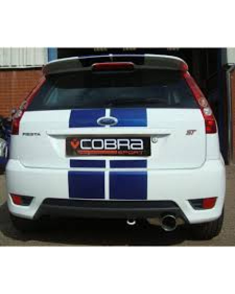 Ford Fiesta Mk6 ST 150 05-07 Cobra Cat Back Exhaust System (Resonated) Ford Fiesta Mk6 ST 150 05-07 Cobra Cat Back Exhaust System (Resonated)