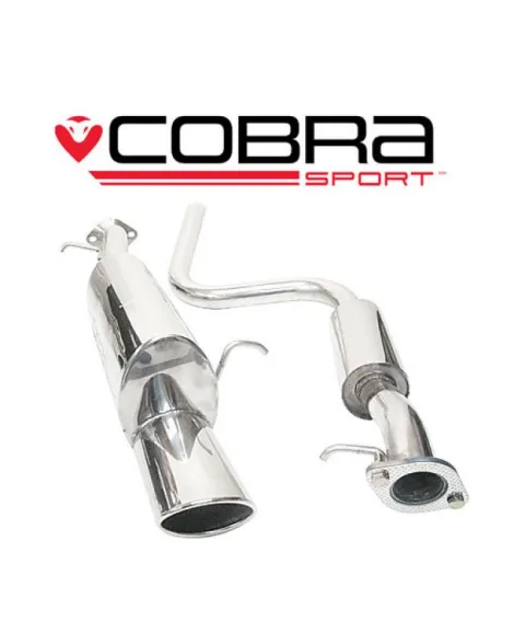 Ford Fiesta Mk6 Zetec 02-07 Cobra Cat Back Exhaust System (Resonated)