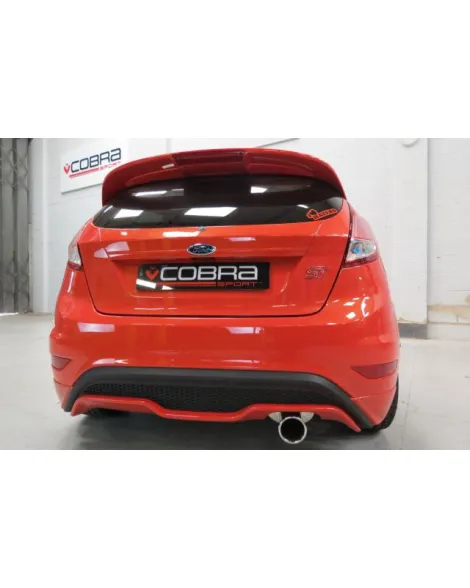 Ford Fiesta Mk7 ST180 & ST200 13+ Cobra Exhaust Cat Back System (Resonated)