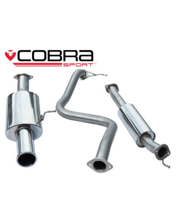 Ford Fiesta Mk7 ST180 & ST200 13+ Cobra Exhaust Cat Back System (Resonated)
