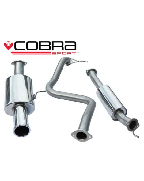 Ford Fiesta Mk7 ST180 & ST200 13+ Cobra Exhaust Cat Back System (Resonated)
