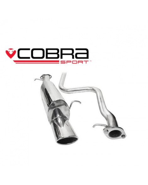 Ford Fiesta Mk6 (Zetec) 02-07 Cobra Sport Cat Back System (Non-Resonated) Ford Fiesta Mk6 (Zetec) 02-07 Cobra Sport Cat Back System (Non-Resonated)