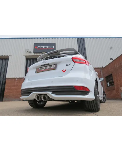 Ford Focus ST 250 (Mk3) 12+ Cobra Cat Back System (Venom Range - Note Very Loud) Ford Focus ST 250 (Mk3) 12+ Cobra Cat Back System (Venom Range - Note Very Loud)