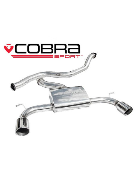 Ford Focus ST 225 (Mk2) 05-10 Cobra Cat Back Exhaust System (Non-Resonated) Ford Focus ST 225 (Mk2) 05-10 Cobra Cat Back Exhaust System (Non-Resonated)