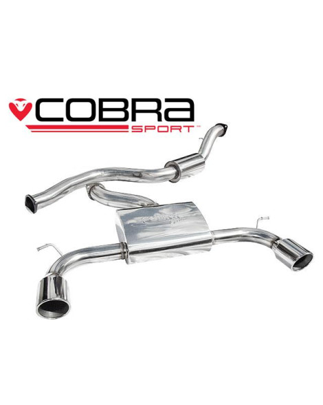 Ford Focus ST 225 (Mk2) 05-10 Cobra Cat Back Exhaust System (Resonated) Ford Focus ST 225 (Mk2) 05-10 Cobra Cat Back Exhaust System (Resonated)