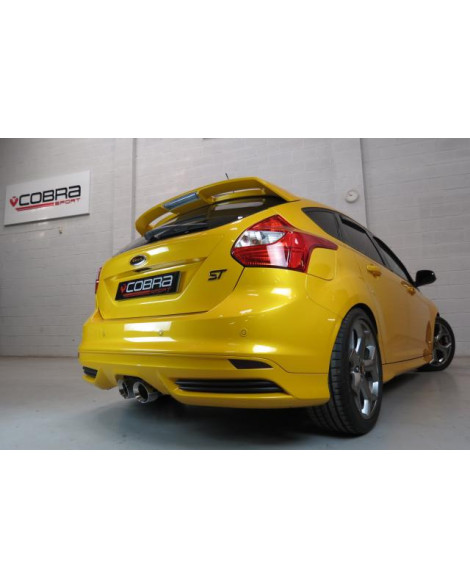Ford Focus ST 250 (Mk3) 12+ Cobra Cat Back System (Resonated) Ford Focus ST 250 (Mk3) 12+ Cobra Cat Back System (Resonated)
