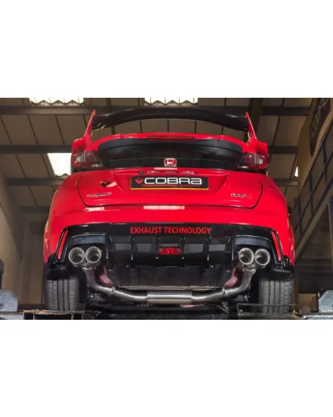 Honda Civic Type R FK2 (RHD Models Only) 15+ Cobra Cat Back System (Non-Resonated) Honda Civic Type R FK2 (RHD Models Only) 15+ Cobra Cat Back System (Non-Resonated)