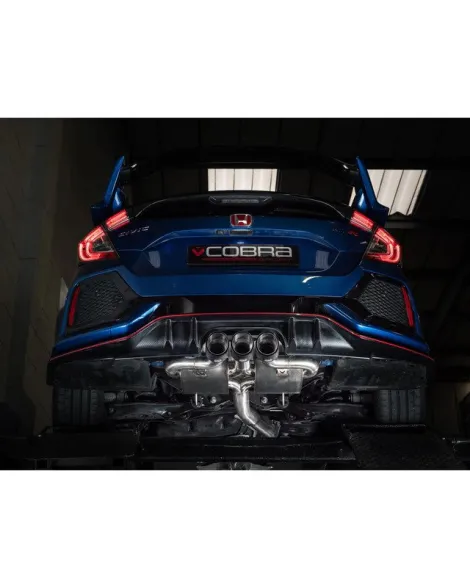 Honda Civic Type R FK8 17-22 RHD GPF & LHD Cobra Front Flex Back Performance Exhaust Honda Civic Type R FK8 17-22 RHD GPF & LHD Cobra Front Flex Back Performance Exhaust