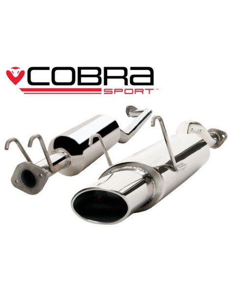 Honda Civic Type R (EP3) 00-06 Cobra Exhaust Cat Back System with Oval Tailpipe Honda Civic Type R (EP3) 00-06 Cobra Exhaust Cat Back System with Oval Tailpipe