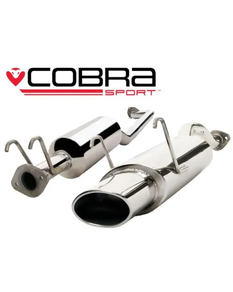 Honda Civic Type R (EP3) 00-06 Cobra Exhaust Cat Back System with Oval Tailpipe Honda Civic Type R (EP3) 00-06 Cobra Exhaust Cat Back System with Oval Tailpipe