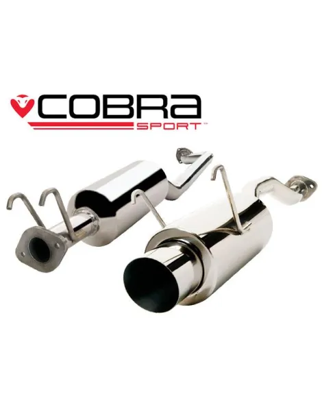 Honda Civic Type R (EP3) 00-06 Cobra Exhaust Cat Back System with Round Tailpipe Honda Civic Type R (EP3) 00-06 Cobra Exhaust Cat Back System with Round Tailpipe