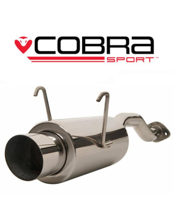 Honda Civic Type R (EP3) 00-06 Cobra Exhaust Rear Box with Round Tailpipe