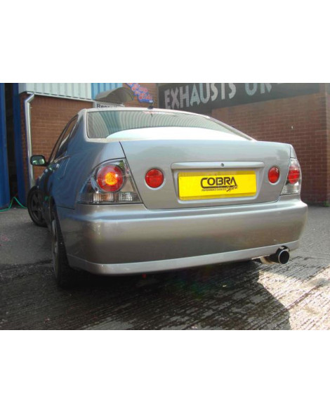 Lexus IS200 98-05 Cobra Sport Cat Back Exhaust System (Resonated) Lexus IS200 98-05 Cobra Sport Cat Back Exhaust System (Resonated)