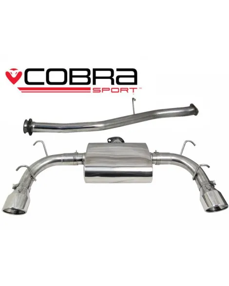 Mazda RX-8 (S1) 03-08 Pre-Facelift Cobra Sport Exhaust Cat Back System Mazda RX-8 (S1) 03-08 Pre-Facelift Cobra Sport Exhaust Cat Back System