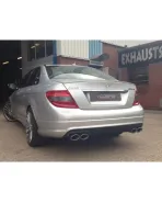 Mercedes Benz C Class (W204) C200 C220 C250 Diesel 07-13 Cobra Sport AMG Quad Exhaust Rear Section Mercedes Benz C Class (W204) C200 C220 C250 Diesel 07-13 Cobra Sport AMG Quad Exhaust Rear Section