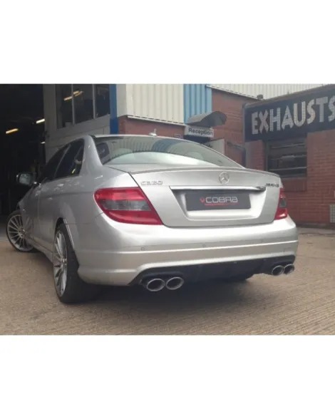 Mercedes Benz C Class (W204) C200 C220 C250 Diesel 07-13 Cobra Sport AMG Quad Exhaust Rear Section Mercedes Benz C Class (W204) C200 C220 C250 Diesel 07-13 Cobra Sport AMG Quad Exhaust Rear Section
