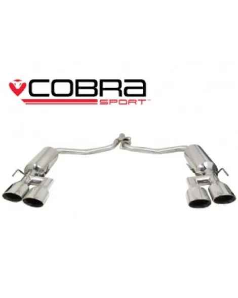 Mercedes Benz C Class (W204) C200 C220 C250 Diesel 07-13 Cobra Sport AMG Quad Exhaust Rear Section Mercedes Benz C Class (W204) C200 C220 C250 Diesel 07-13 Cobra Sport AMG Quad Exhaust Rear Section