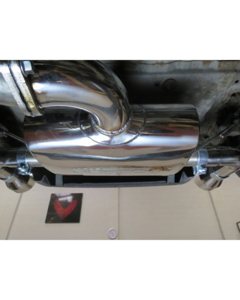 Mitsubishi Evolution 10 08-13 Cobra Sport Cat Back Exhaust System (Non-Resonated)