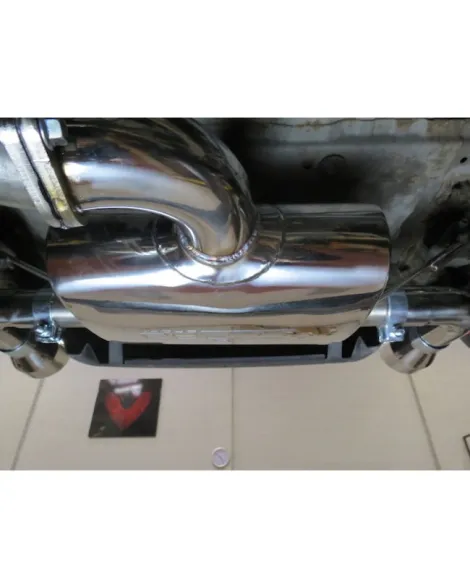 Mitsubishi Evolution 10 08-13 Cobra Sport Cat Back Exhaust System (Resonated) Mitsubishi Evolution 10 08-13 Cobra Sport Cat Back Exhaust System (Resonated)