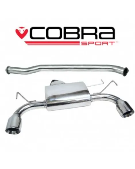 Mitsubishi Evolution 10 08-13 Cobra Sport Cat Back Exhaust System (Non-Resonated) Mitsubishi Evolution 10 08-13 Cobra Sport Cat Back Exhaust System (Non-Resonated)