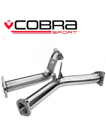 Nissan 350Z 07+ (HR Engine) Cobra Sport De-Cat Exhaust Pipes