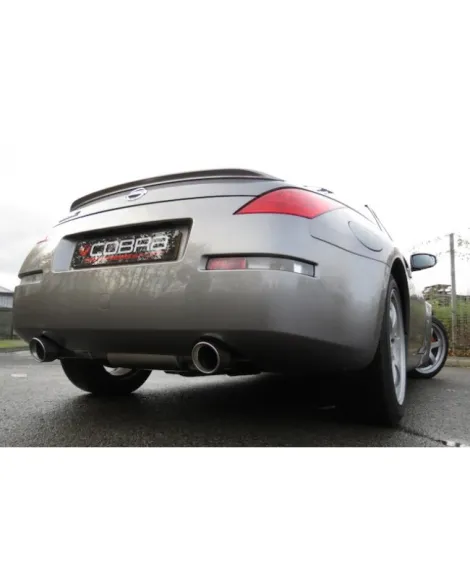 Nissan 350Z 03-09 Cobra Sport Centre & Rear Exhaust Section (Resonated)