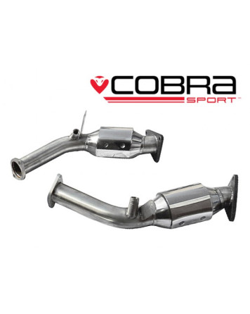 Nissan 350Z 07+ (HR Engine) Cobra Sport High Flow Sports Cat Exhaust Pipes