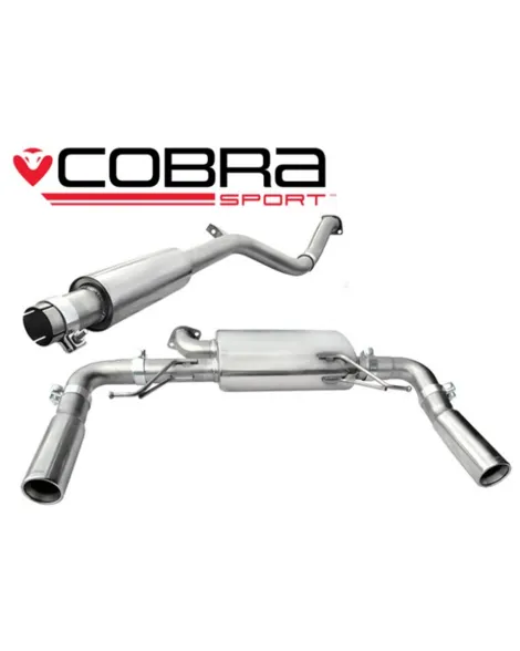 Renault Clio 197 Mk3 2.0 16V 06-09 Cobra Cat Back System (Resonated) Renault Clio 197 Mk3 2.0 16V 06-09 Cobra Cat Back System (Resonated)