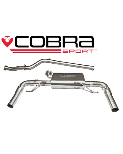 Renault Clio 200 Mk3 2.0 16V 09-12 Cobra Cat Back System (Non-Resonated) Renault Clio 200 Mk3 2.0 16V 09-12 Cobra Cat Back System (Non-Resonated)