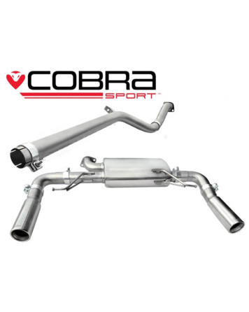 Renault Clio 197 Mk3 2.0 16V 06-09 Cobra Cat Back System (Non-Resonated) 
