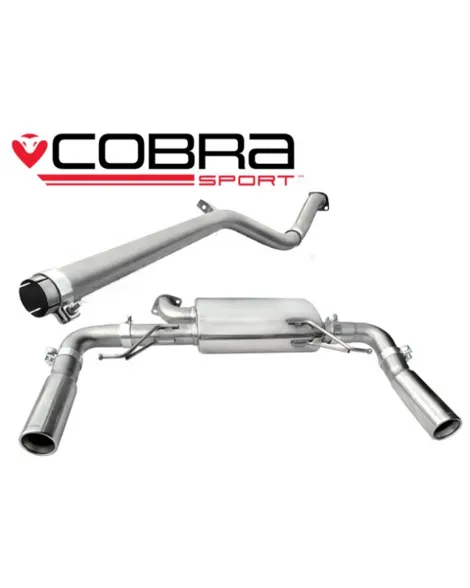 Renault Clio 197 Mk3 2.0 16V 06-09 Cobra Cat Back System (Non-Resonated) Renault Clio 197 Mk3 2.0 16V 06-09 Cobra Cat Back System (Non-Resonated)