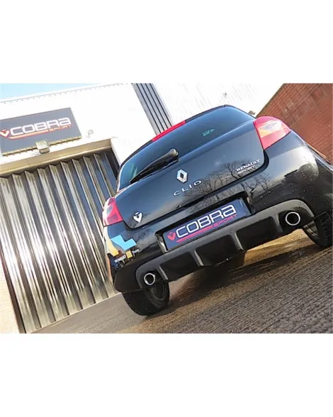 Renault Clio 197 Mk3 2.0 16V 06-09 Cobra Cat Back System (Resonated) Renault Clio 197 Mk3 2.0 16V 06-09 Cobra Cat Back System (Resonated)