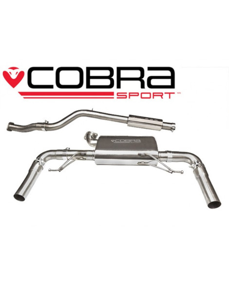 Renault Clio 200 Mk3 2.0 16V 09-12 Cobra Cat Back System (Resonated) Renault Clio 200 Mk3 2.0 16V 09-12 Cobra Cat Back System (Resonated)