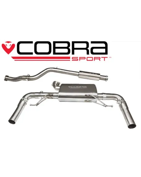 Renault Clio 200 Mk3 2.0 16V 09-12 Cobra Cat Back System (Resonated) Renault Clio 200 Mk3 2.0 16V 09-12 Cobra Cat Back System (Resonated)