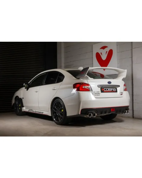Subaru WRX/STI 14-21 Cobra Sport Turbo Back Exhaust with De-Cat / Non-Resonated Subaru WRX/STI 14-21 Cobra Sport Turbo Back Exhaust with De-Cat / Non-Resonated
