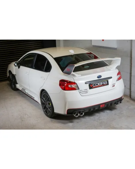Subaru WRX/STI 14-21 Cobra Sport Turbo Back Exhaust with De-Cat / Non-Resonated Subaru WRX/STI 14-21 Cobra Sport Turbo Back Exhaust with De-Cat / Non-Resonated