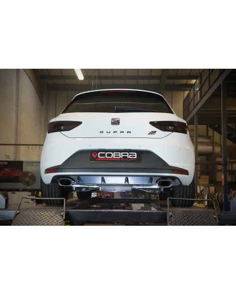 Seat Leon Cupra 280 2.0 TSI 14+ Cobra Sport Turbo Back System (with De-cat & Resonator) Seat Leon Cupra 280 2.0 TSI 14+ Cobra Sport Turbo Back System (with De-cat & Resonator)