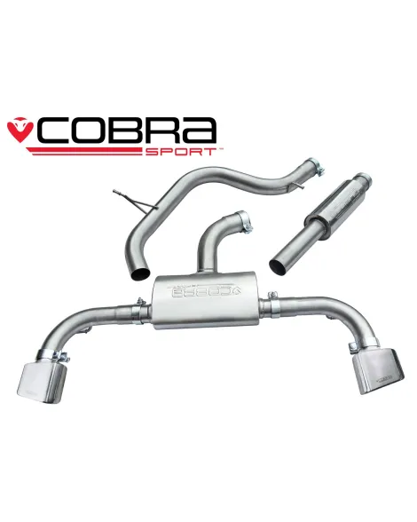 Seat Leon Cupra 280 2.0 TSI 14+ Cobra Sport Cat Back System (Resonated) Seat Leon Cupra 280 2.0 TSI 14+ Cobra Sport Cat Back System (Resonated)