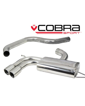 Seat Leon Cupra 2.0 FSI 240PS (1P-Mk2) 06-12 Cobra Sport Cat Back System (Non-Resonated)