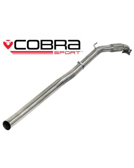Seat Leon Cupra R 2.0 TSI 265PS (1P-Mk2) 10-12 Cobra Sport Front Pipe & Sports Cat Section (200 Cell)