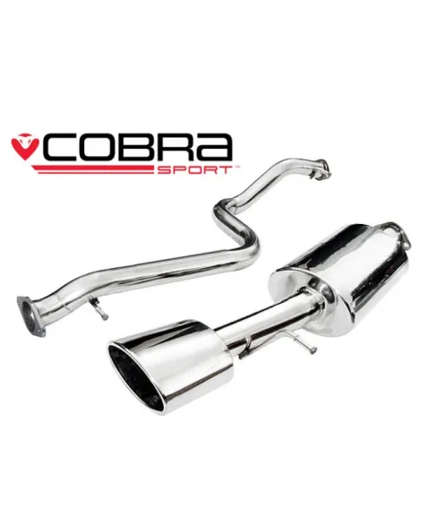 Seat Leon 1.9 TDI 1M Mk1 (99-06) Cobra Sport Cat Back Exhaust System (Non-Resonated)