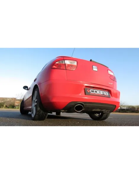 Seat Leon 1.8T 1M Mk1 (99-05) Cobra Sport Cat Back Exhaust System (Resonated) Seat Leon 1.8T 1M Mk1 (99-05) Cobra Sport Cat Back Exhaust System (Resonated)