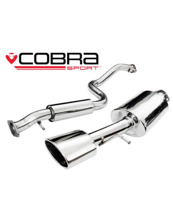 Seat Leon Cupra R 1M Mk1 (02-05) Cobra Sport Cat Back Exhaust System (Resonated)