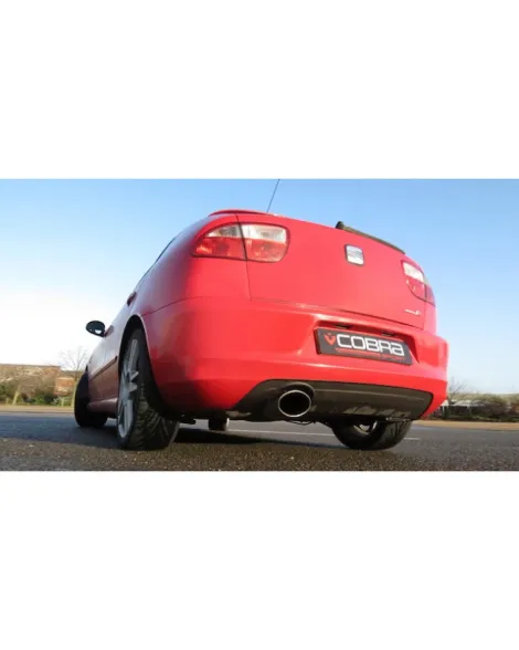 Seat Leon Cupra R 1M Mk1 (02-05) Cobra Sport Cat Back Exhaust System (Non-Resonated) Seat Leon Cupra R 1M Mk1 (02-05) Cobra Sport Cat Back Exhaust System (Non-Resonated)