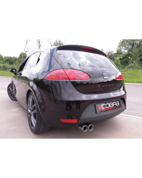 Seat Leon Cupra 2.0 FSI 240PS (1P-Mk2) 06-12 Cobra Sport Turbo Back Package with Sports Cat (Non-Resonated) Seat Leon Cupra 2.0 FSI 240PS (1P-Mk2) 06-12 Cobra Sport Turbo Back Package with Sports Cat (Non-Resonated)