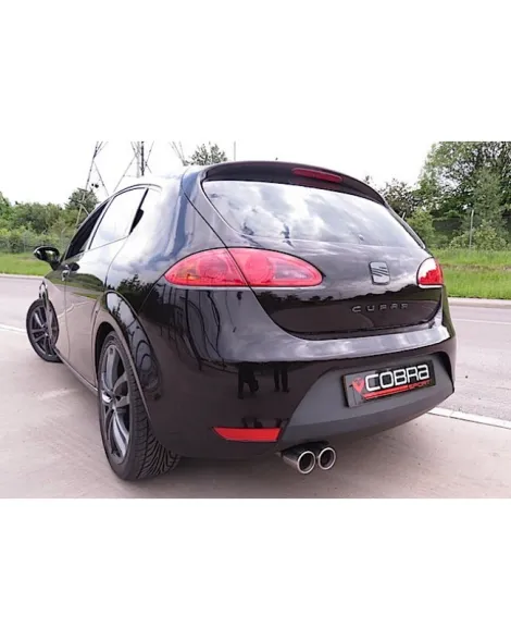 Seat Leon Cupra 2.0 FSI 240PS (1P-Mk2) 06-12 Cobra Sport Cat Back System (Resonated) Seat Leon Cupra 2.0 FSI 240PS (1P-Mk2) 06-12 Cobra Sport Cat Back System (Resonated)
